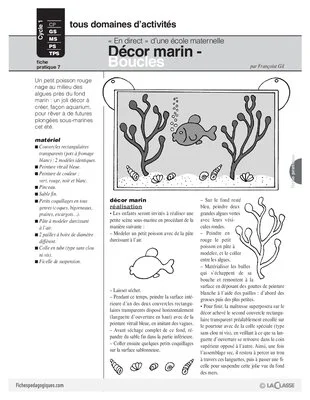 Décor marin / Boucles