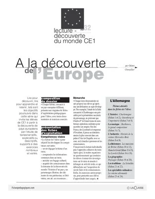 A la découverte de l'Europe / L'Allemagne