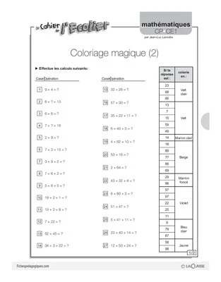 Coloriage magique (2)
