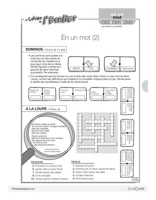 Vocabulaire / En un mot (2)