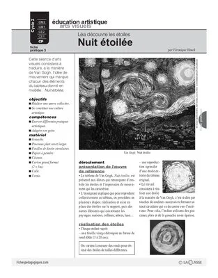 Léa découvre les étoiles (3) / Nuit étoilée
