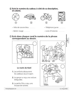 Noël (lecture, écriture CP)