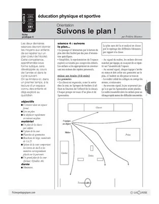 Orientation (4) / Suivons le plan!