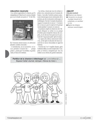 Chantons le corps et la santé (4) / Un et un font un