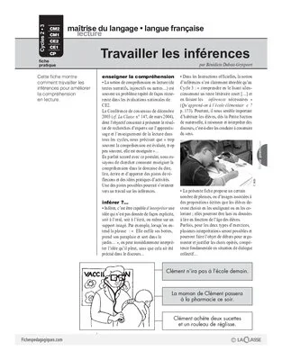 Travailler les inférences