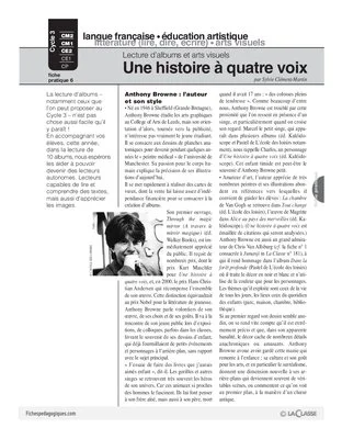 Une histoire à quatre voix / Album et arts visuels (5)