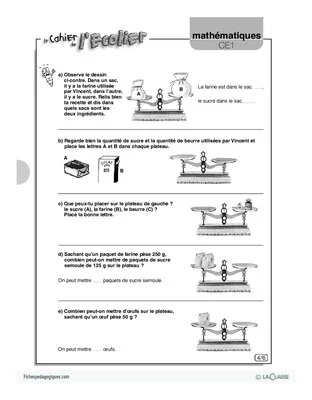 Contes à compter (6) / Activité cuisine