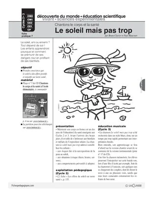 Chantons le corps et la santé (7) / Le soleil