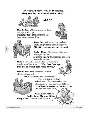 Goldilocks (3) / L'anglais par le jeu