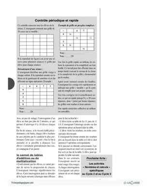 Nombres et calculs (1) / Grands domaines d'activités