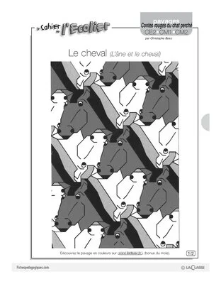 Pavages / Le cheval