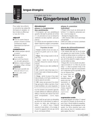The Gingerbread Man (1) / L'anglais par le jeu