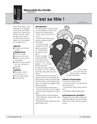 C'est sa fête!