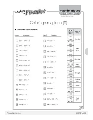 Coloriage magique (9)