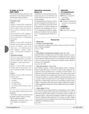 Chantons le corps et la santé (9) / Quand tu fumes