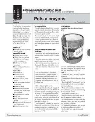 Pots à crayon