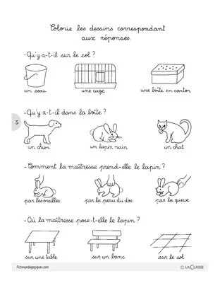 Léa à l'école / Un lapin nain