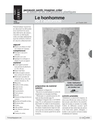 Le bonhomme de l'automne