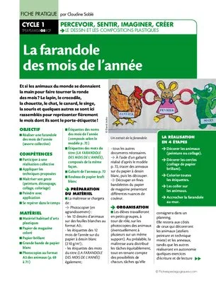 La farandole des mois de l'année