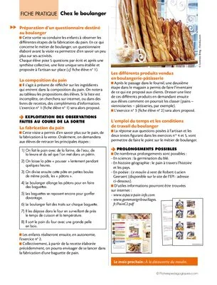 Sorties scolaires (5) / Chez le boulanger