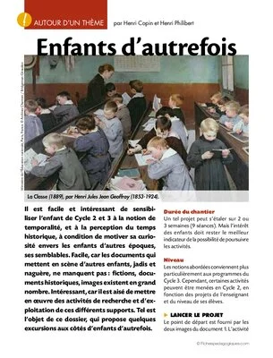 Enfants d'autrefois