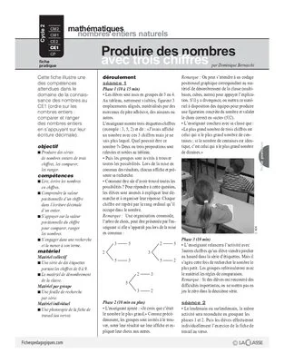 Produire des nombres avec 3 chiffres