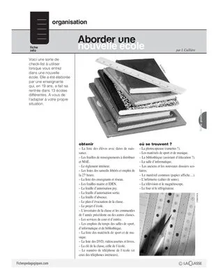 Pack thématique - Préparer sa rentrée