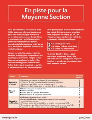 En piste pour la Moyenne Section