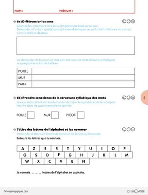 En piste pour la Grande Section