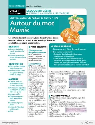 Activités autour de l'album JE T'AI VU (4)