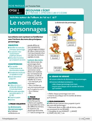 Activités autour de l'album JE T'AI VU (6)