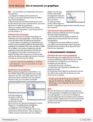TICE et géo (1) / Lire et concevoir un graphique