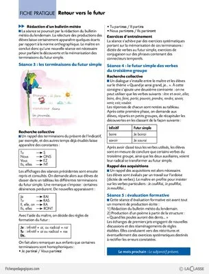 La conjugaison au Cycle 3 (1) / Retour vers le futur