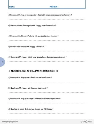 Lecture suivie / Un amour de tortue