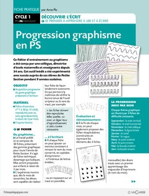Progression graphisme en PS