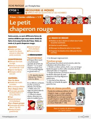 Frises CONTES CELEBRES (1) / Le petit chaperon rouge