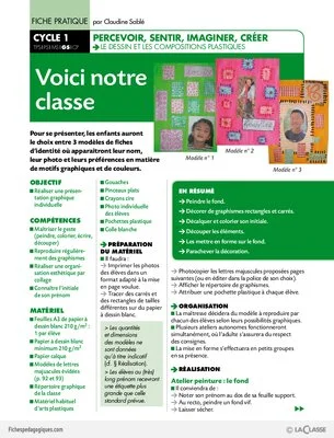 Voici notre classe