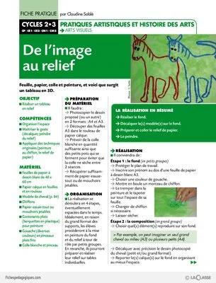 De l'image au relief