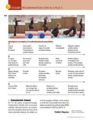 Programmation gym au Cycle 3
