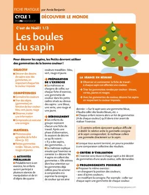 C'est de Noël (1) / Les boules de sapin