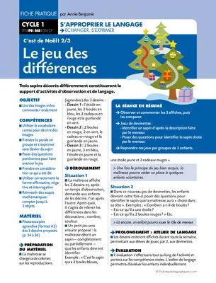 C'est de Noël (2) / Le jeu des différences