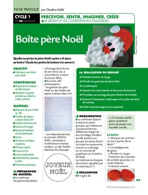 Boîte père Noël