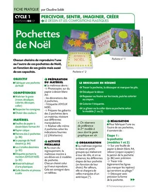 Pochettes de Noël