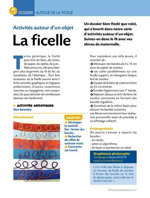 Activités autour de la ficelle
