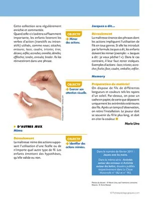 Activités autour de la ficelle