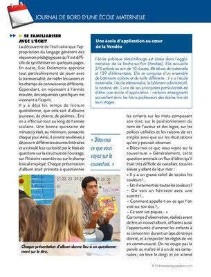 Journal de bord maternelle (4) / Découverte de l'écrit