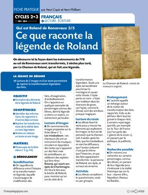 Roland de Roncevaux (3) / Ce que raconte la légende de Roland