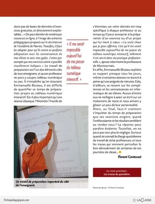 Journal de bord élémentaire (4) / Le tableau blanc interactif