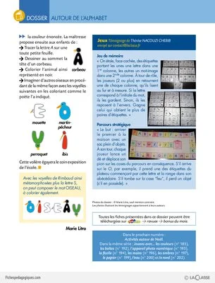 Activités autour de l'alphabet (dossier)