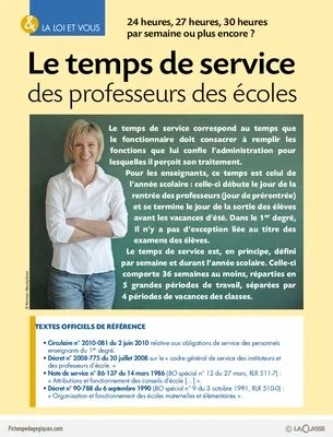Loi / Le temps de service